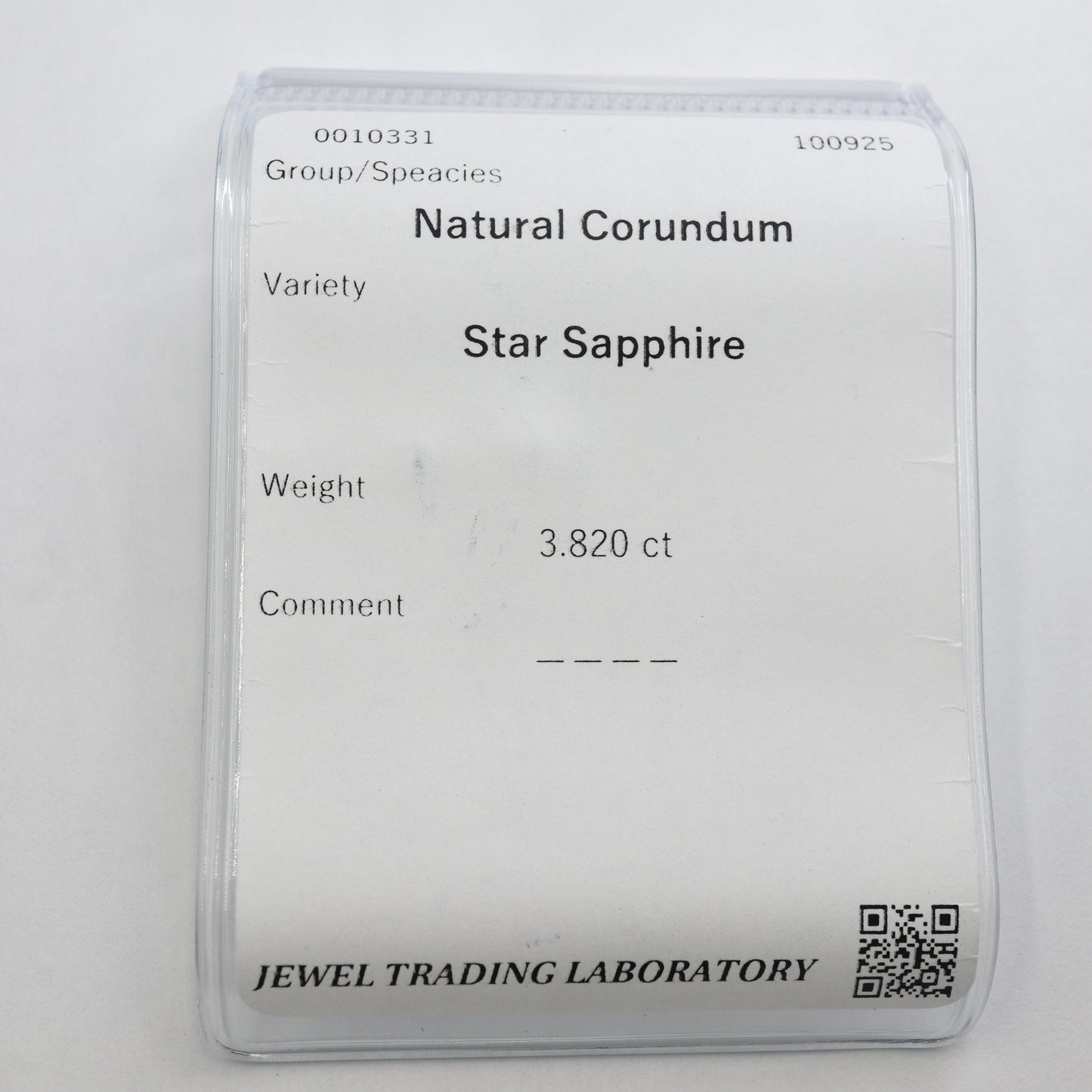 【スターサファイア3.820ct】【I039】