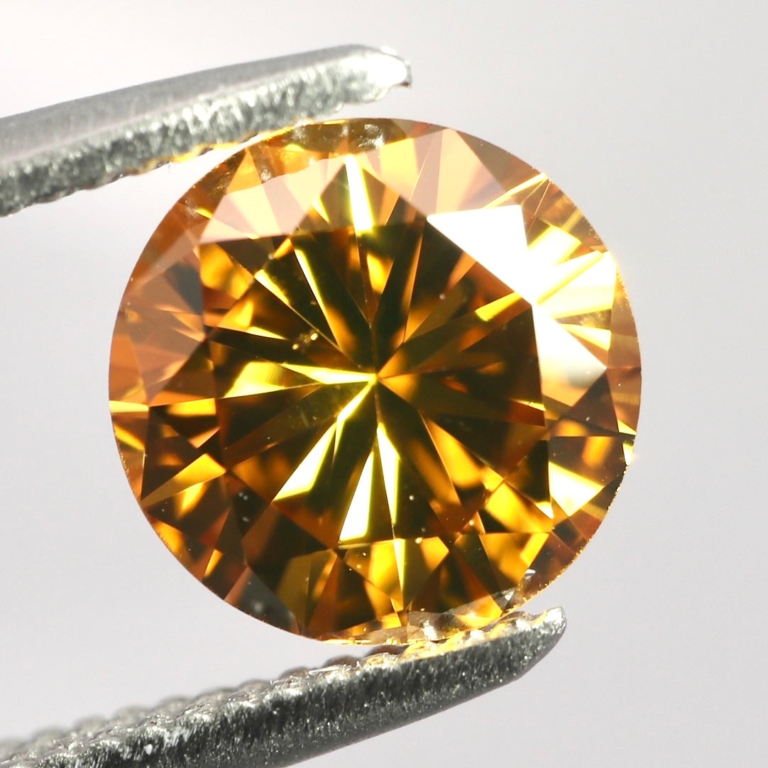 【オレンジダイヤモンド 0.65ct】ソーティングなし【S111】