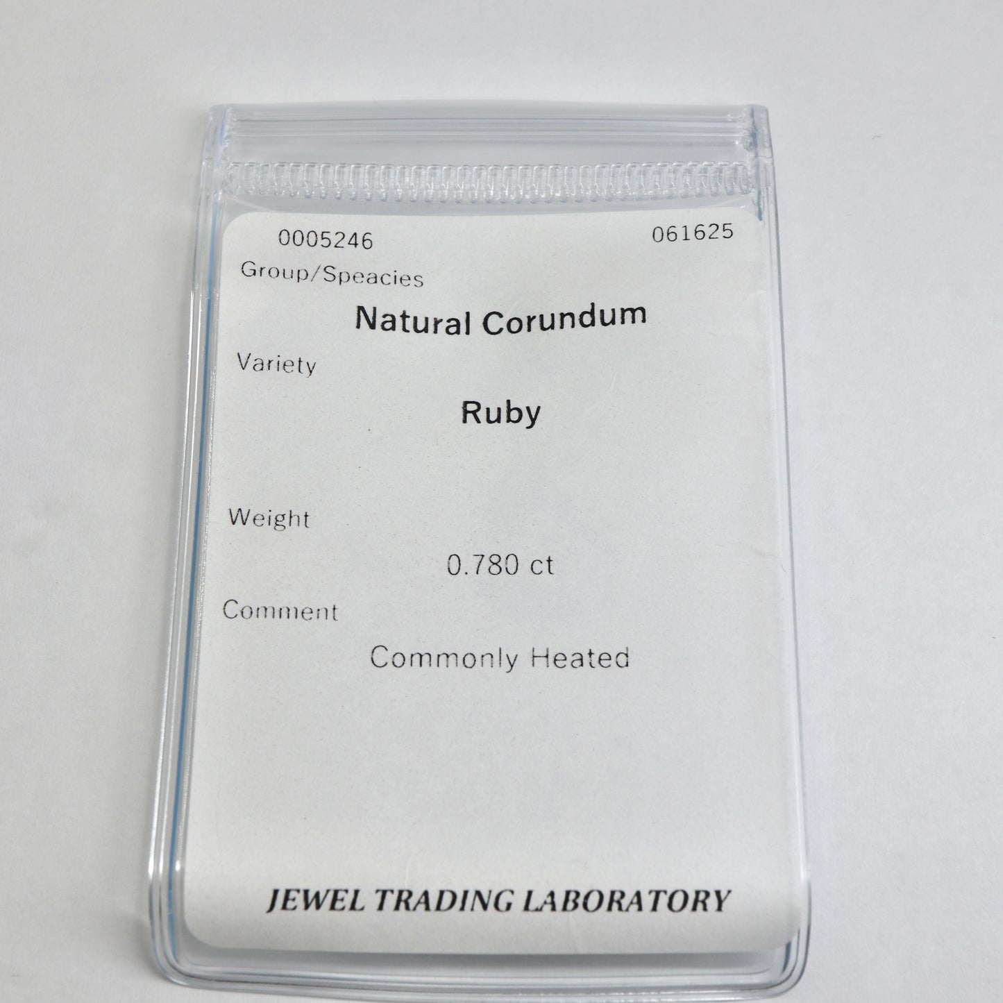 【ルビー0.780ct】【E027】