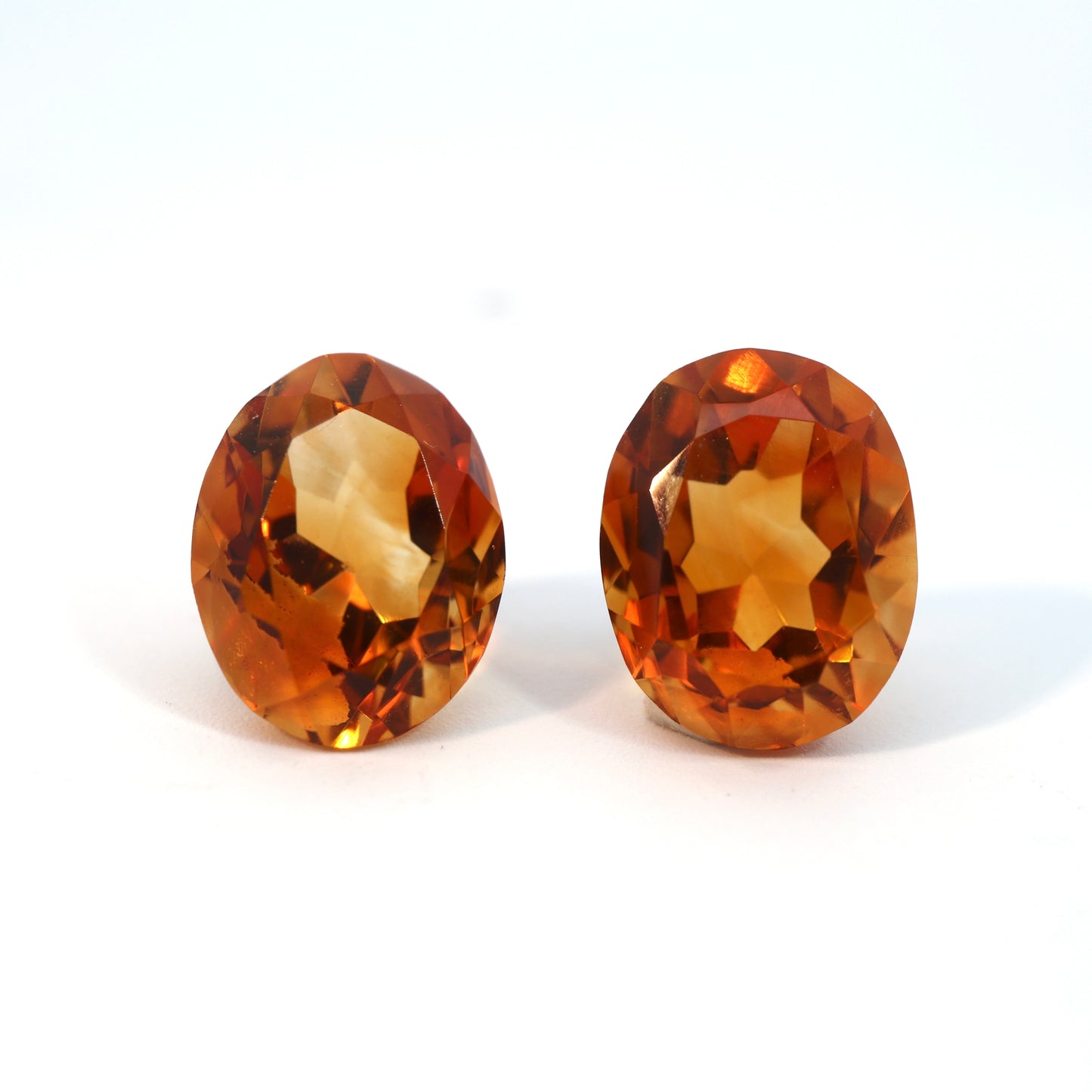 【シトリン2点セット3.89ct】【B059】