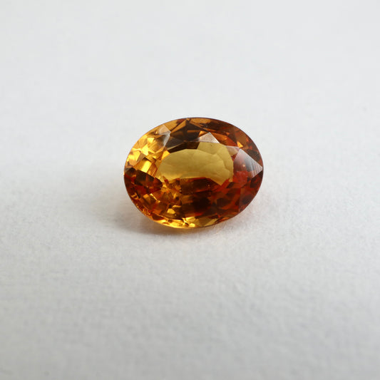 【オレンジサファイア0.493ct】【M098】