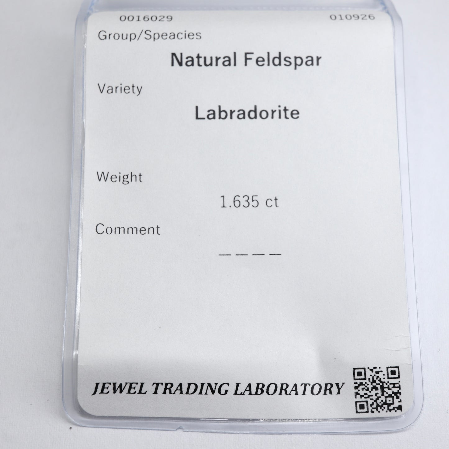 【ラブラドライト1.635ct】【N104】