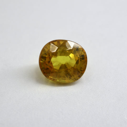 【天然イエローサファイア3.848ct】【O069】
