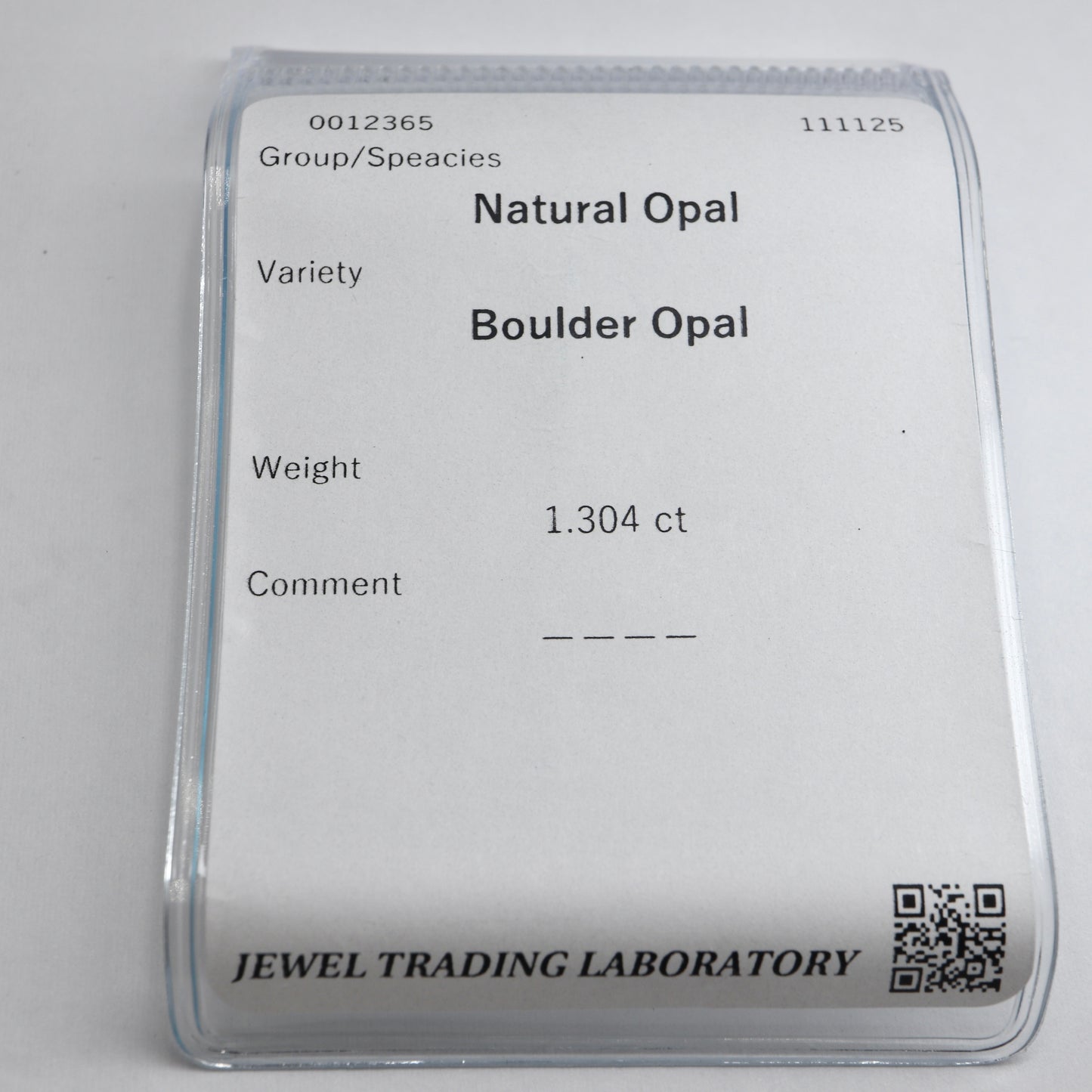 【ボルダーオパール1.304ct】【J045】