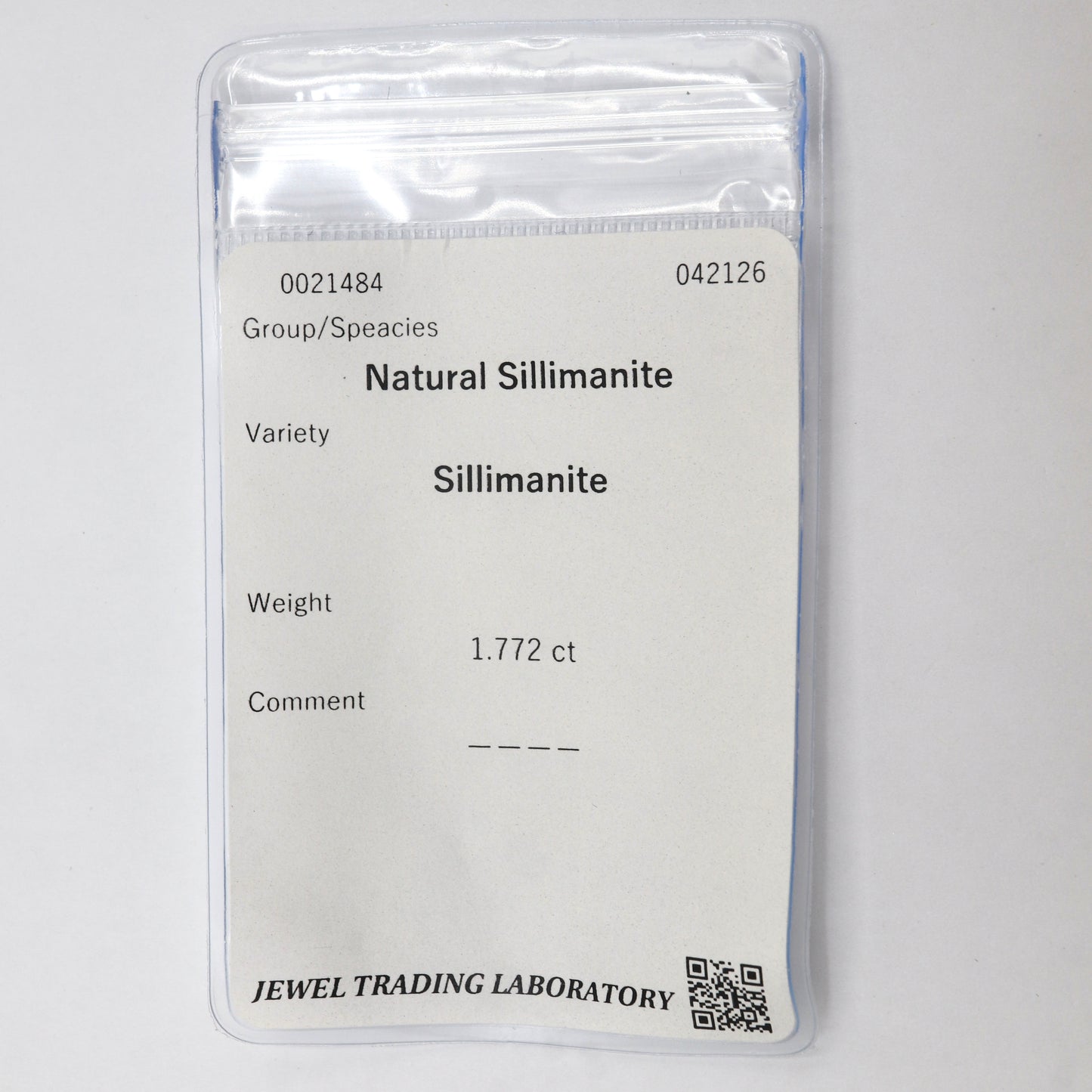 【天然シリマナイト1.772ct】【P058】