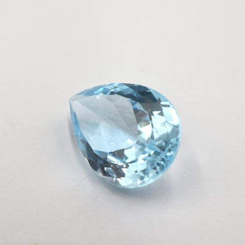 【天然ブルートパーズ12.597ct】【Q017】