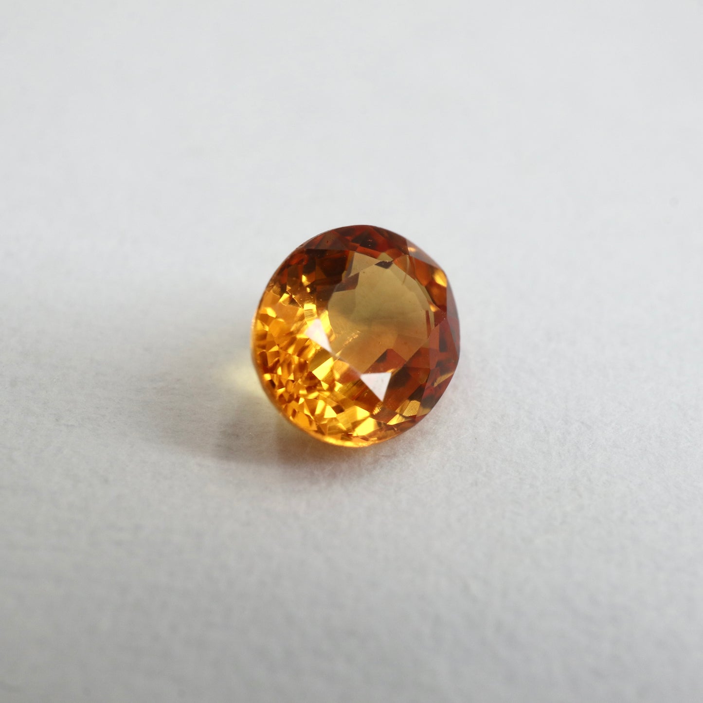 【天然オレンジサファイア0.493ct】【M098】