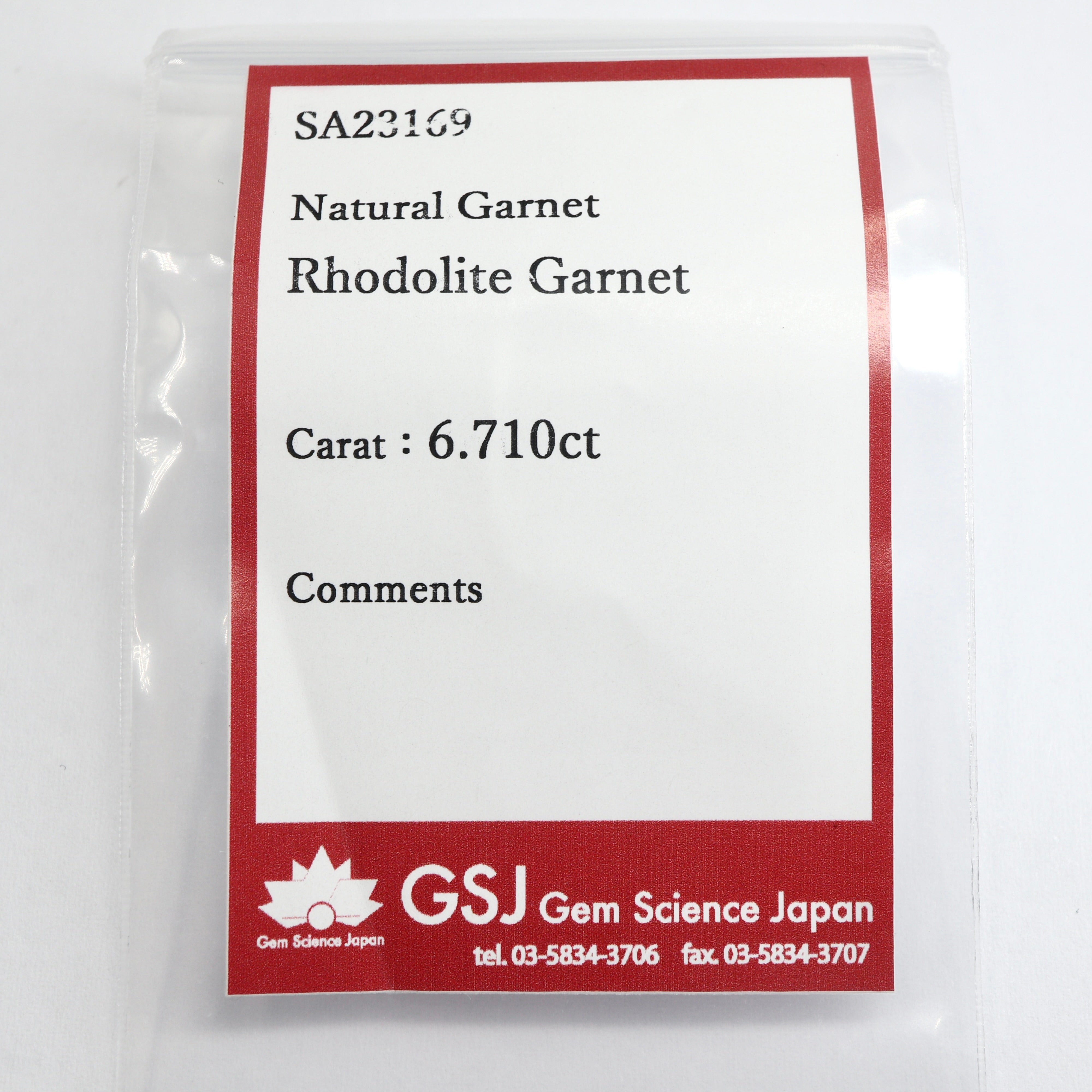 ロードライトガーネット6.710ct】【N114】 – POCKET BY KISHUN 公式