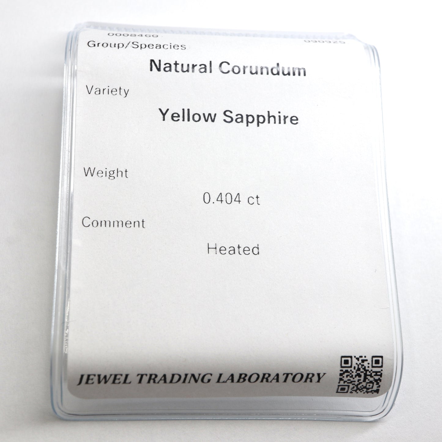 【サファイア0.404ct】【I001】