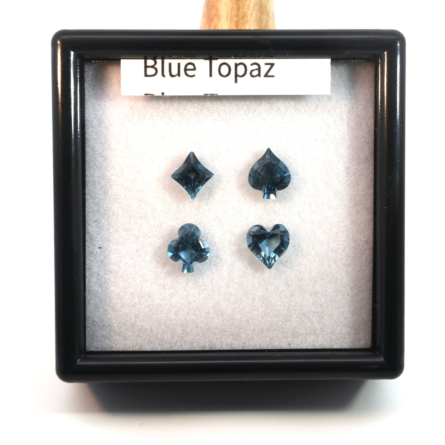 【ブルートパーズ4点セット3.8ct】【B056】