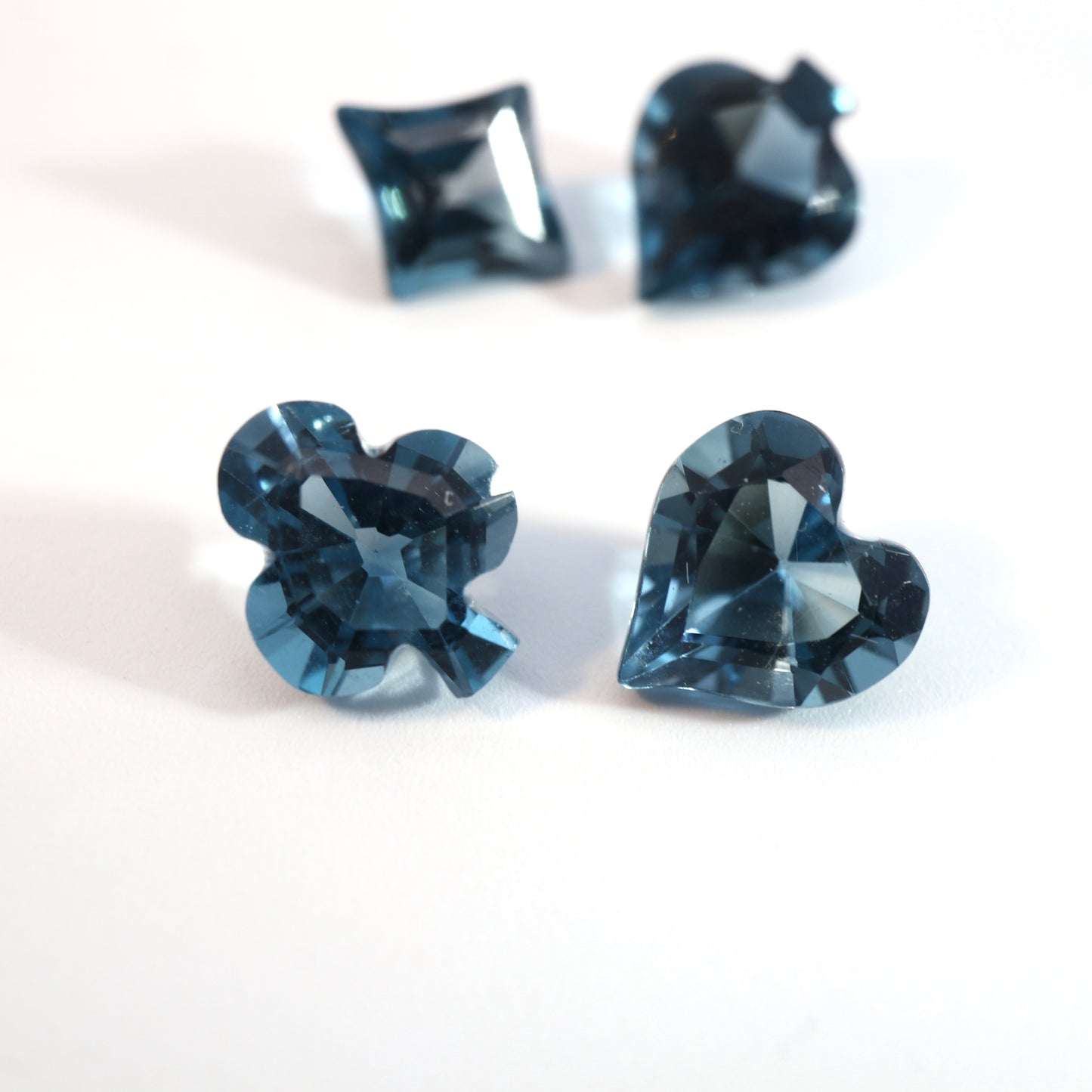 【ブルートパーズ4点セット3.8ct】【B056】
