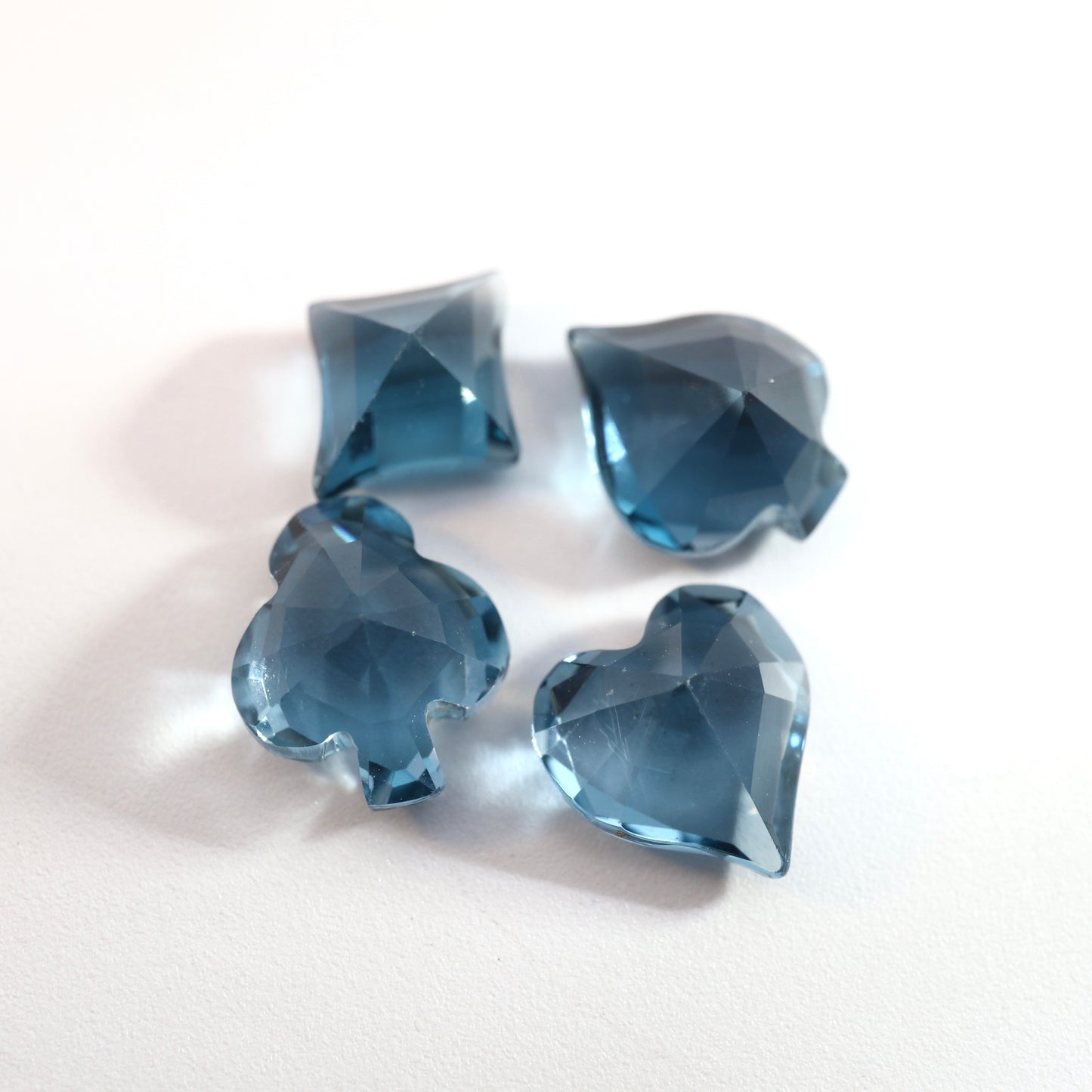【ブルートパーズ4点セット3.8ct】【B056】