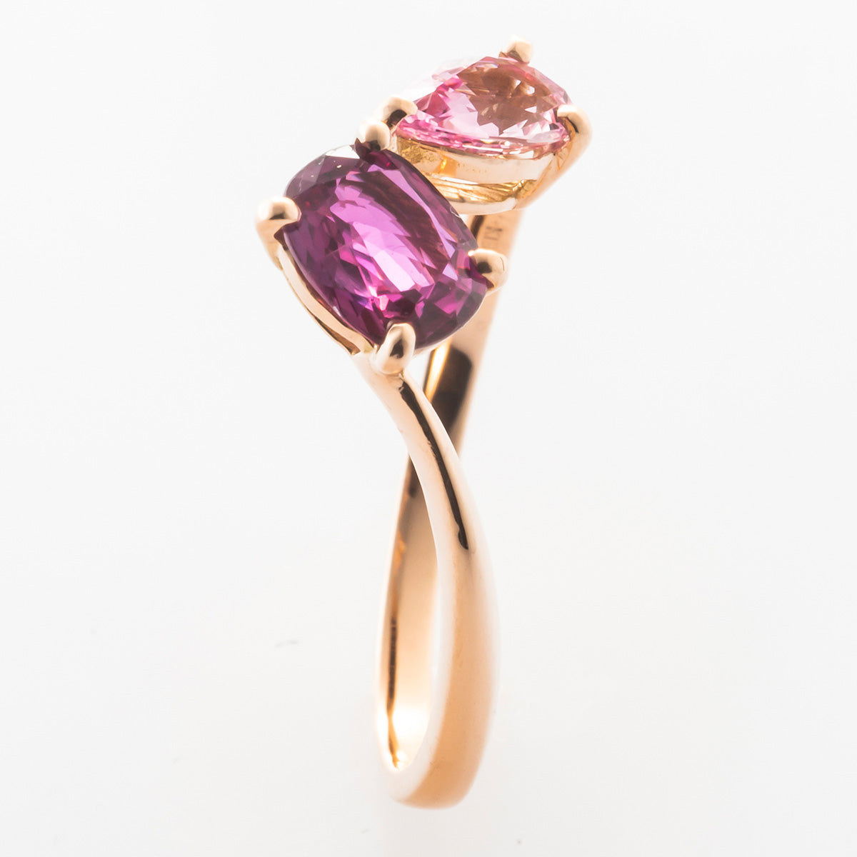 K18PG Petal Ring  Rose01