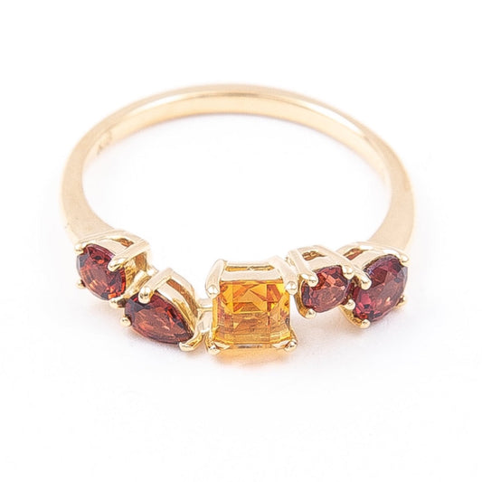 K18YG Glitter Ring  Marigold01