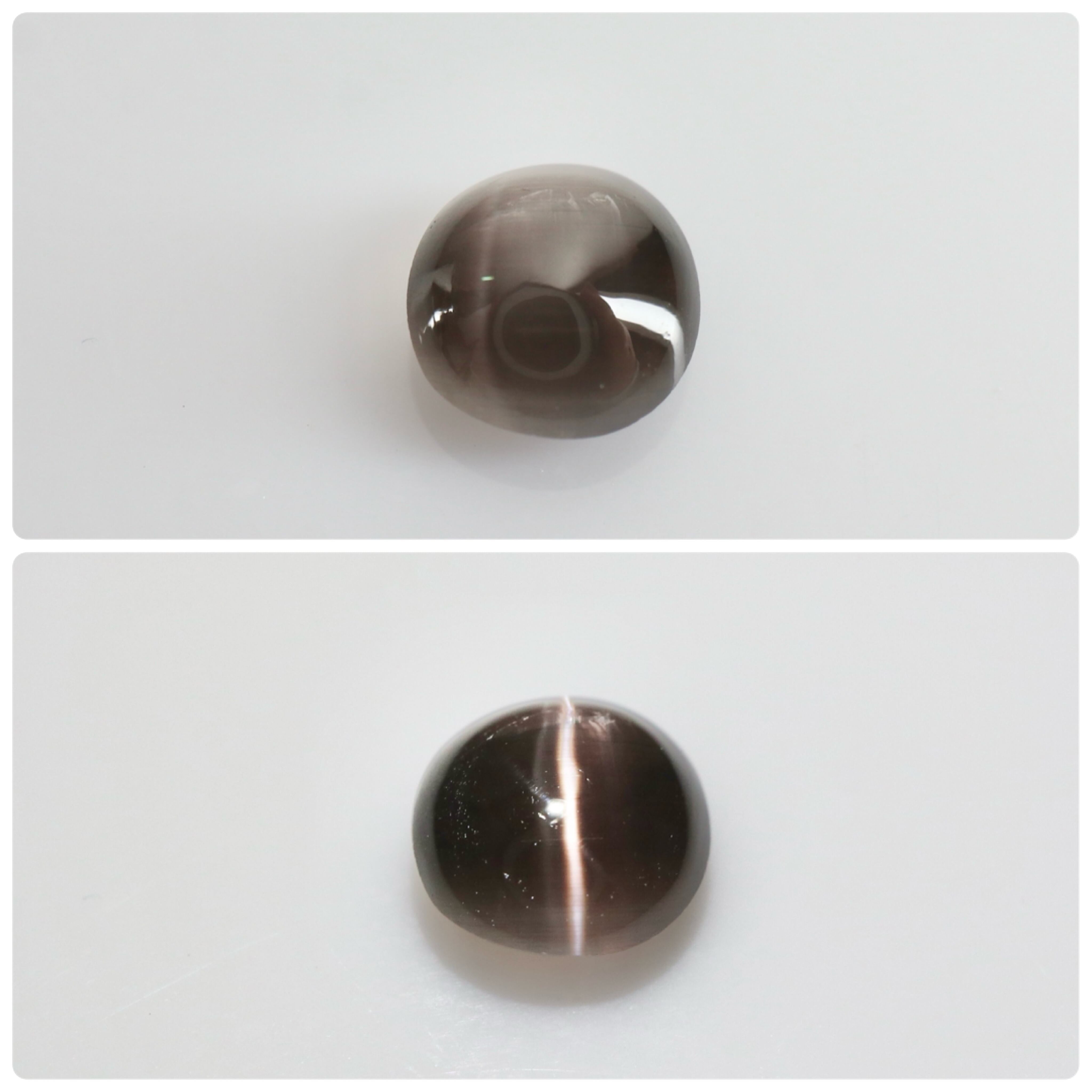 おしゃれ人気 天然 シリマナイト (キャッツアイ) 2 . 8 5 ct インド産